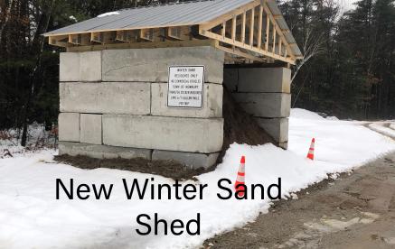 Sand shed